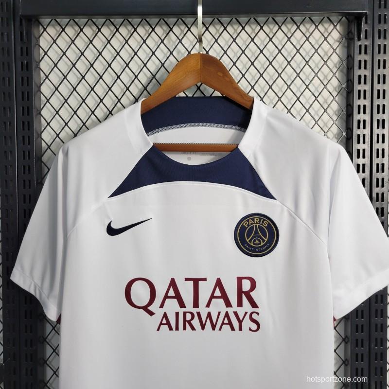 23-24 PSG Training White  Jersey