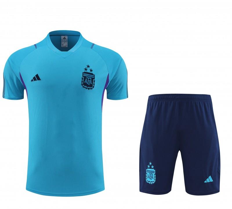 2023 ArgentinaBlue Short Sleeve+Shorts