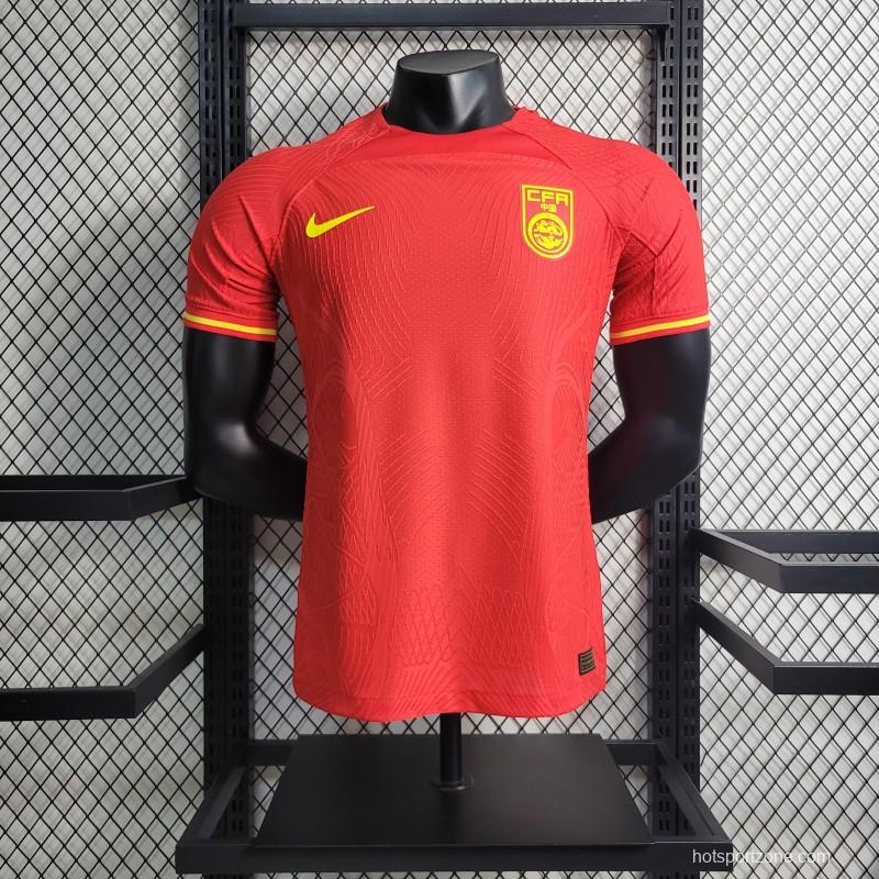 Player Version 2023 China Red Jersey