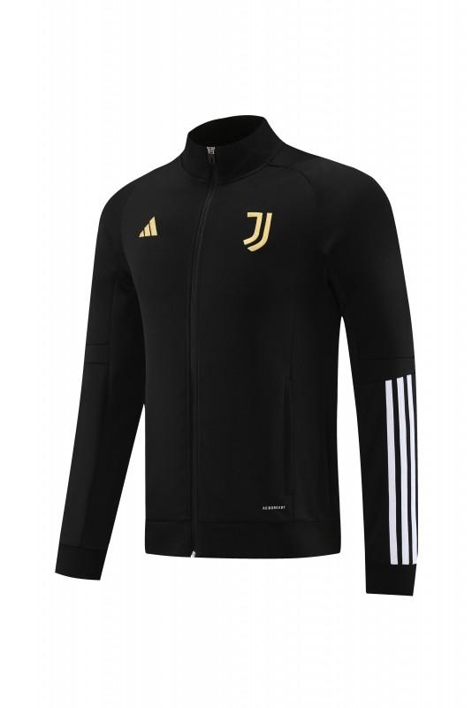 23/24 Juventus Black Full Zipper Jacket+Pants