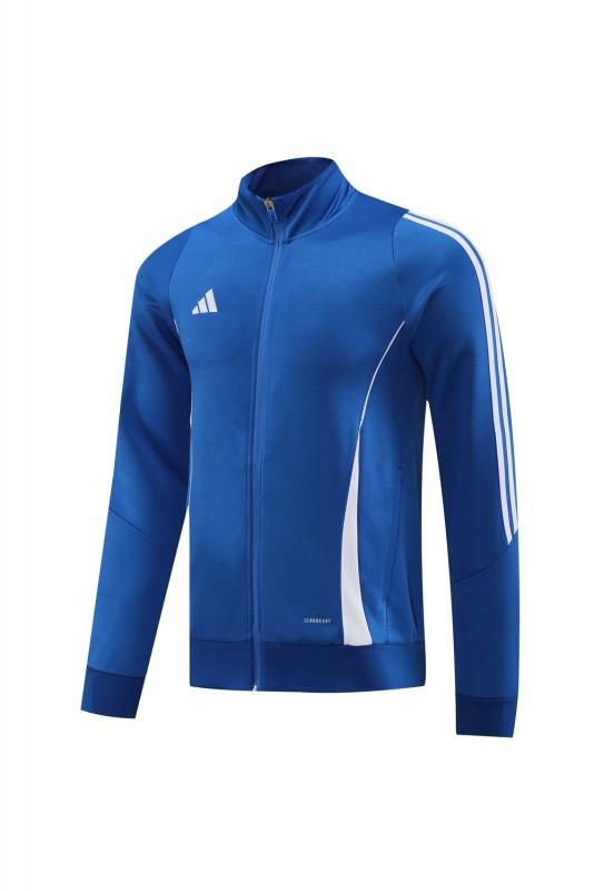 2024 Adidas Blue Half Zipper Jacket+Pants