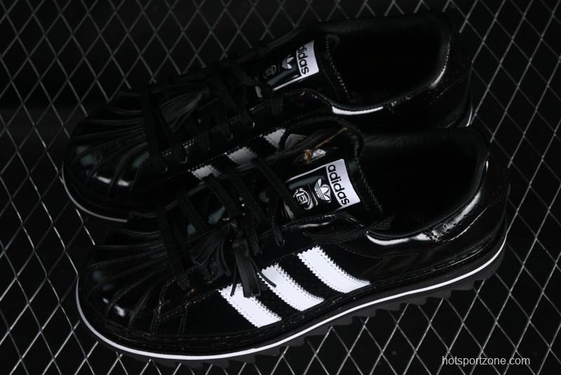 Adidas Superstar Clot IH5953 Preppy Style Shell Toe Sneakers with Perforated Leather - IH5953