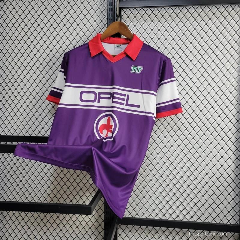 Retro 84/85 ACF Fiorentina Home Jersey