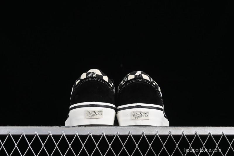 Vans Old Skool Reissue 136 High-End Series Canvas Sneakers with Toe Cap Design - VN000MT6BPQ