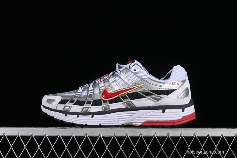 Nike P-6000 Retro Casual Sneakers Dad Shoes with Layered Design - BV1021-101