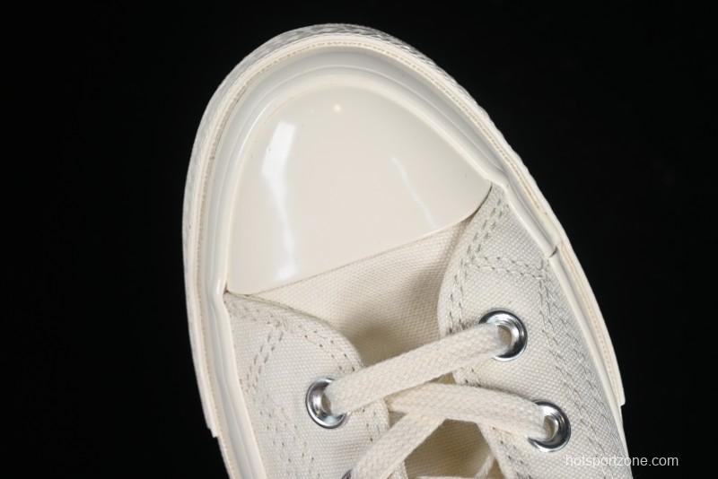 Converse Chuck 1970s Original Cream White High-Top Casual Canvas Shoes - 162210C