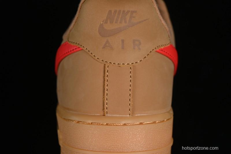Nike Air Force 1 '07 Low Wheat Color Low-Top Sneakers - FZ7372-300