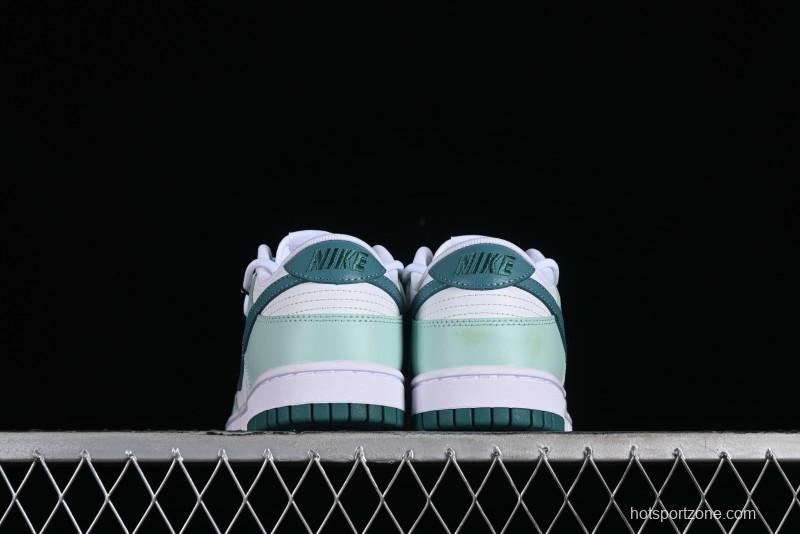 Nike SB Dunk Low White Green Skateboarding Shoes - FD9911-101