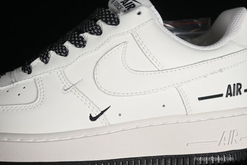 Nike Air Force 1 '07 Low Casual Sneakers with 3M Reflective Swoosh and Full-Length Air Cushion - CJ1379-602