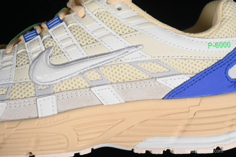 Nike P-6000 Retro Casual Sneakers with Layered Design and Ultra-Lightweight Body - FJ5443-113