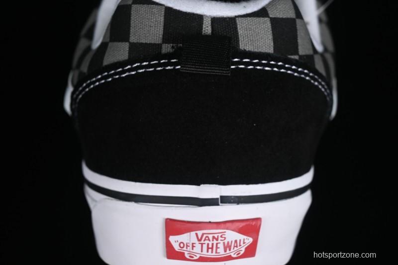 Vans Classics Knu Skool Retro Skate Shoes with Thick Tongue and Oversized Toe - VN0009QCB9P
