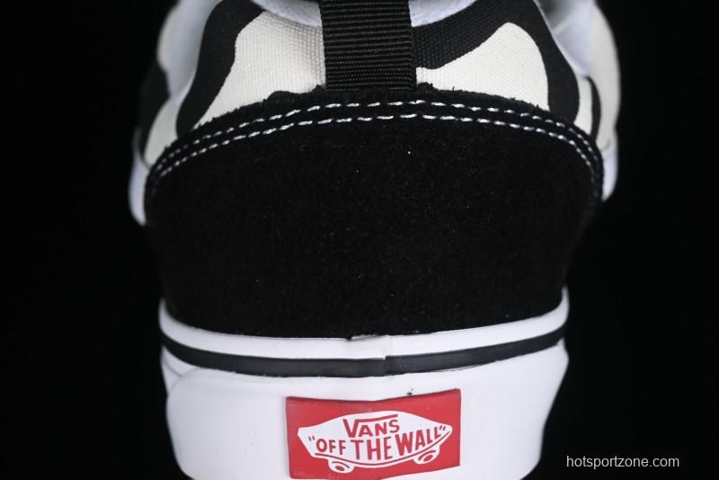 Vans Classics Knu Skool Cow Print Chunky Tongue Skate Shoes - VN0009QCB9P