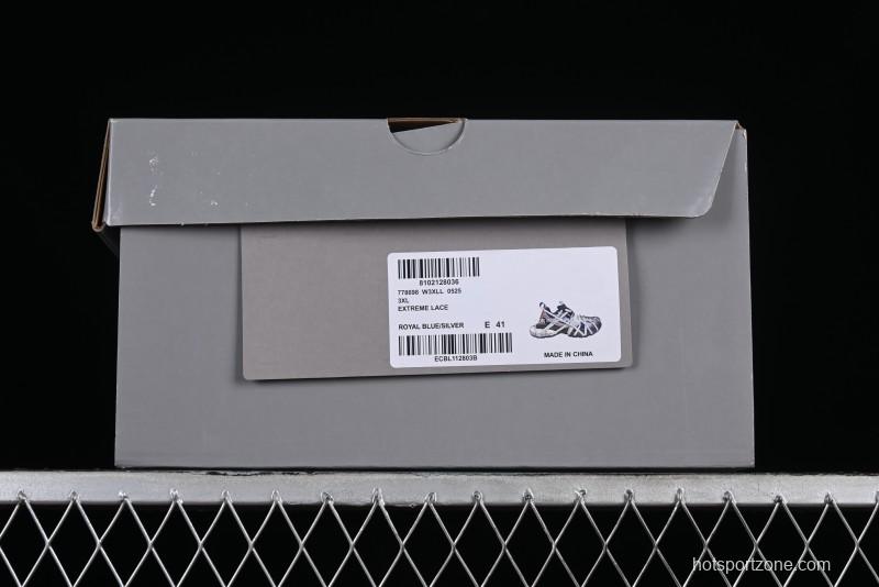 Balenciaga Phantom Sneaker 10th Generation Lace-Up Running Shoes with Transparent Heel Strap - W3XLL0525