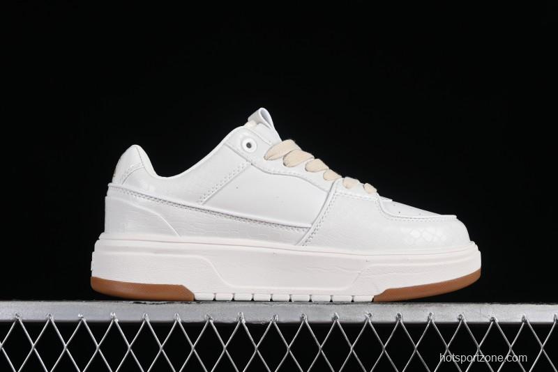 MLB Chunky Liner Metal Senior Series Lightweight Platform Casual Sneakers with 6cm Height Increase - 3ASXCLX4N50WHS