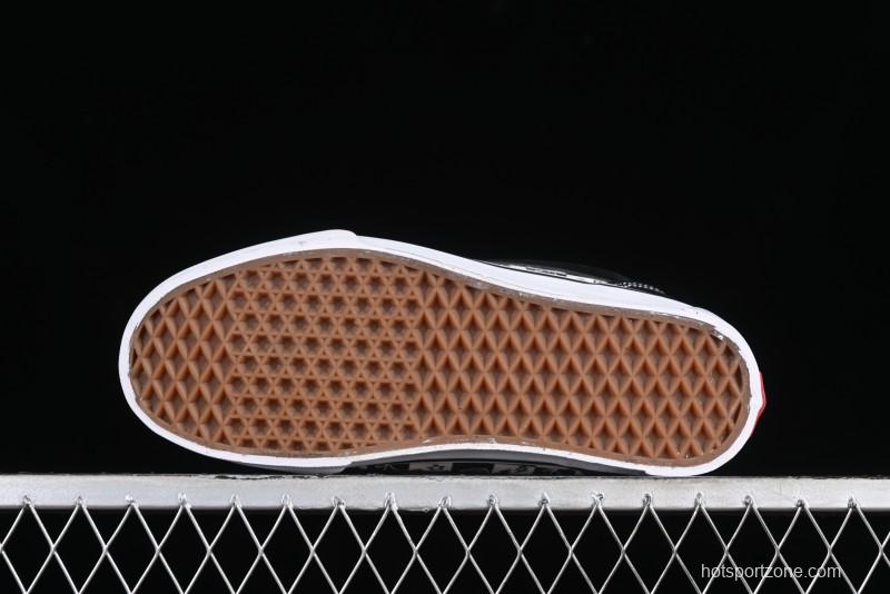 Vans Classics Knu Skool Checkerboard Graffiti Chunky Tongue Skate Shoes - VN0009QC6BT