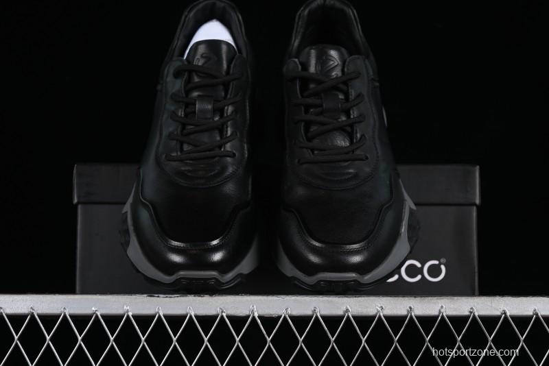 Ecco Pure Color Block Slip-Resistant耐磨耐磨运动鞋 41522801001