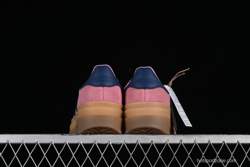 Adidas Originals Gazelle Bold H06122 Low-Top Sneakers with Thick Sole for Casual Wear, Slip-Resistant and Durable