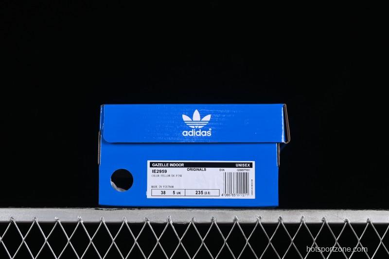 Adidas Originals Gazelle Indoor Retro Casual Anti-Slip Wear-Resistant Low-Top Sneakers - IE2959