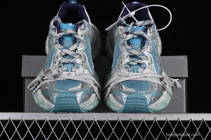 Balenciaga Phantom Sneaker 10th Generation Trend Running Shoes with Transparent Heel Strap - W3XL54095