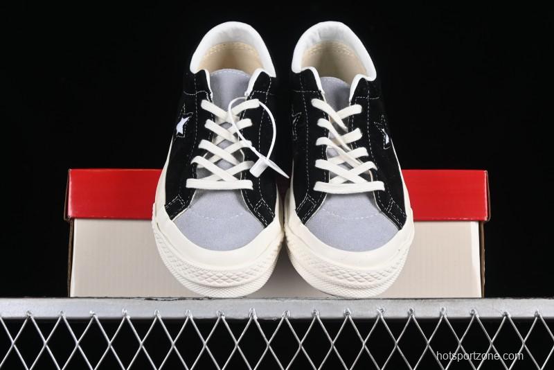 Converse One Star J Vtg Suede Low-Top Casual Sneakers in Black/Grey - M.C3