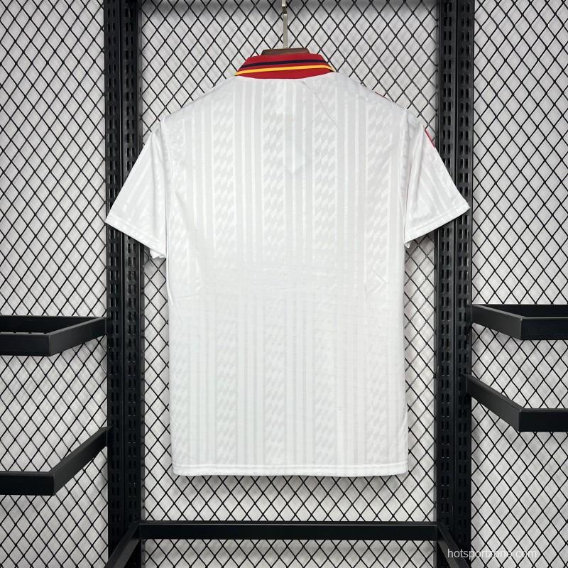 Retro 1994 Spain Away White Jersey