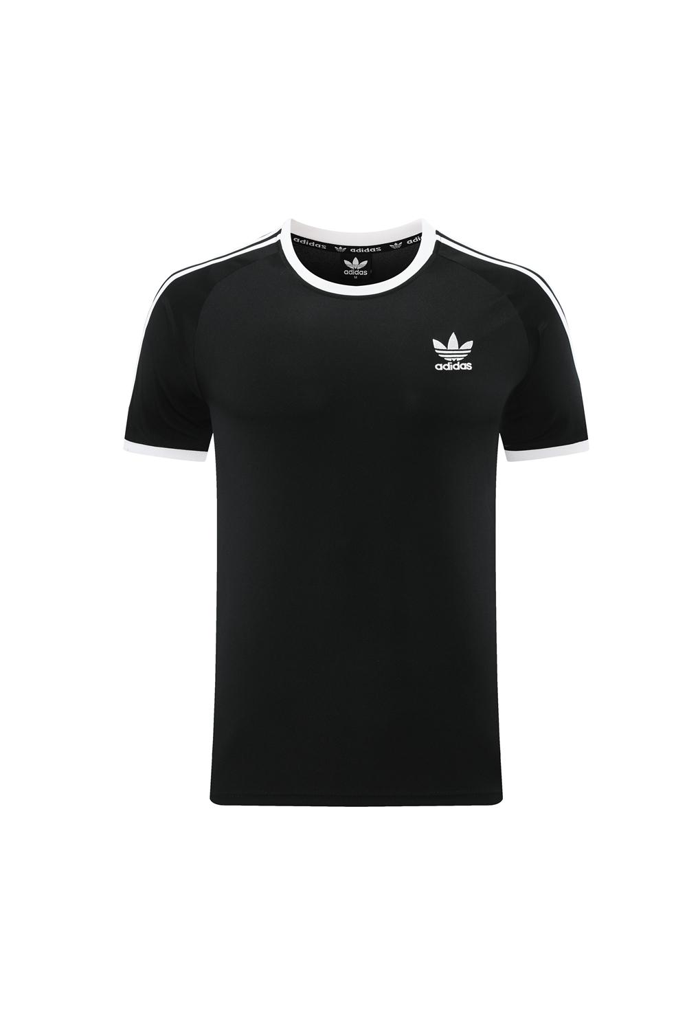 24/25 Adidas Original Black Short Sleeve Jersey+Shorts