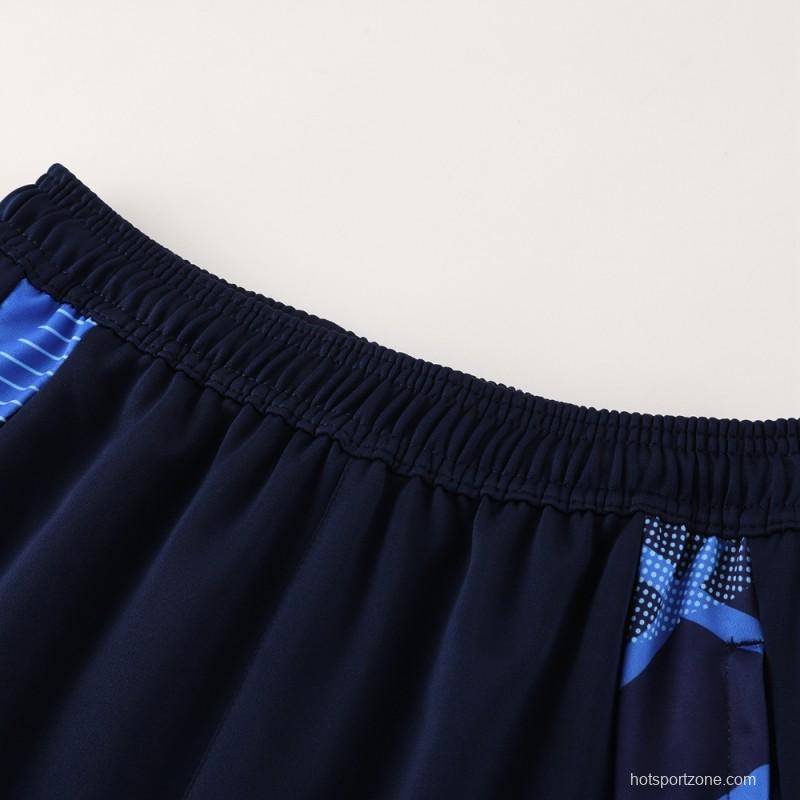 24/25 Adidas Blue Full Zipper Jacket +Long Pants