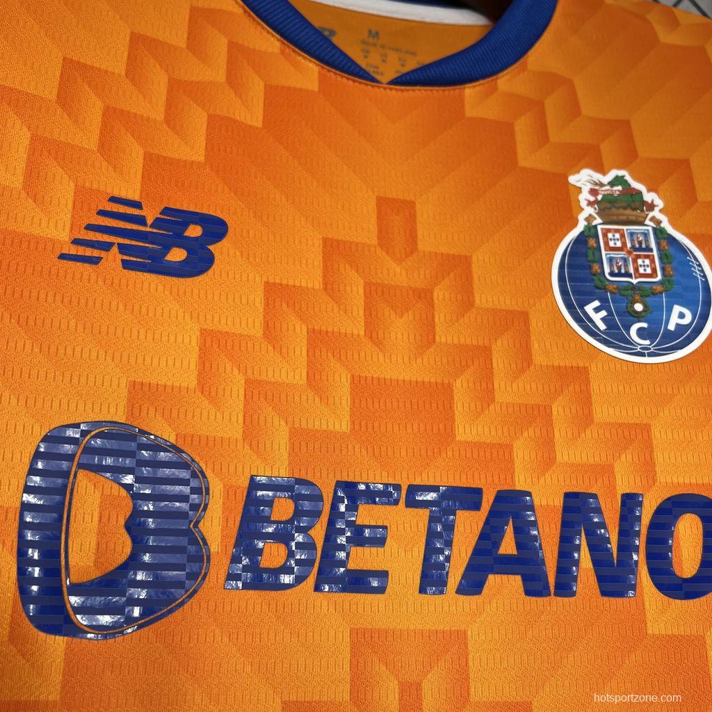 24/25 FC Porto  Away Orange Jersey