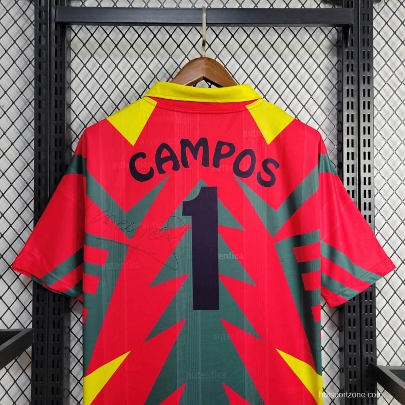 Retro 1998 Mexico World Cup Goalkeeper Red Jersey