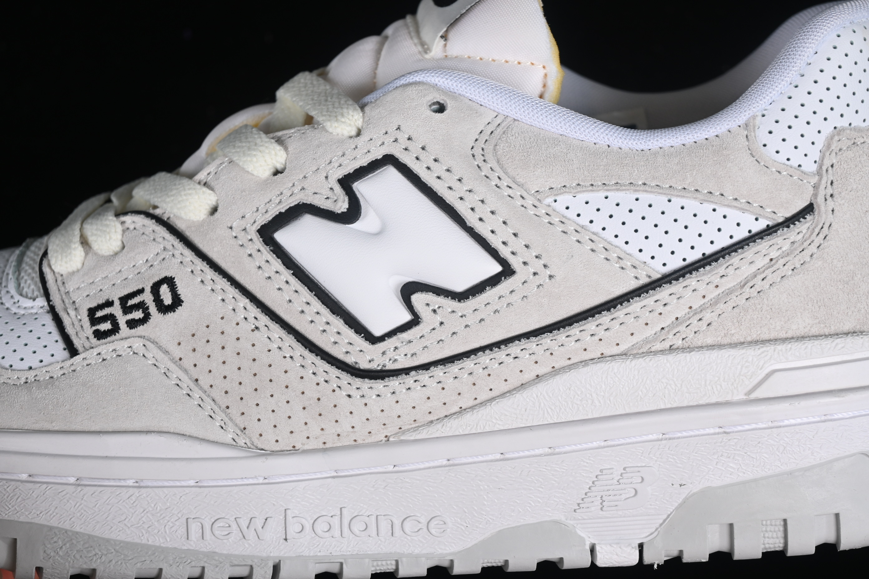 New Balance BB550 Series Leather Unisex Casual Running Shoes - BB550PRB