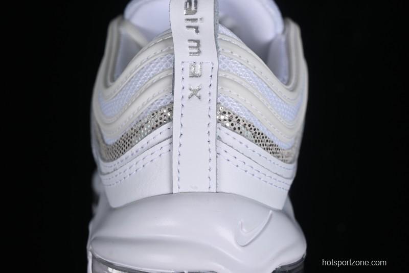 Nike Air Max 97 Retro Running Shoes with Full-Sole Air Cushion - FQ8889-100
