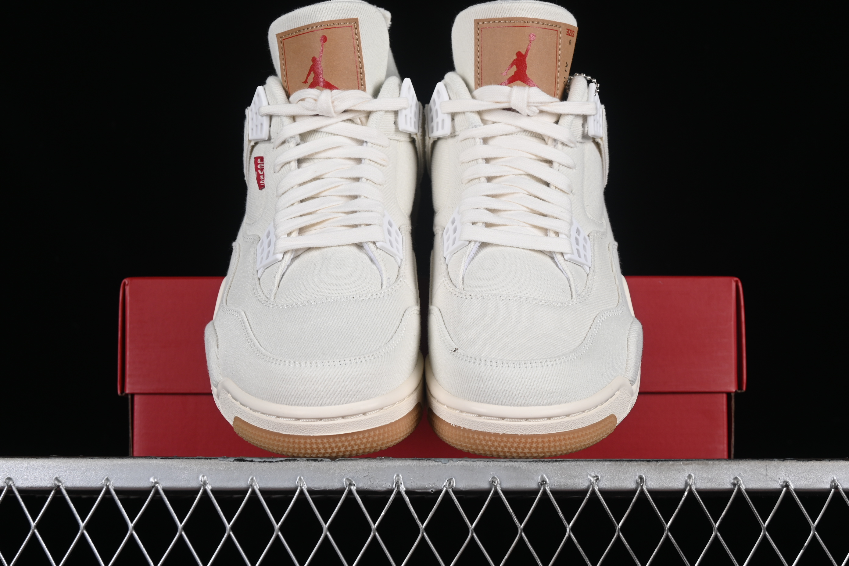 Levi's x Nike Air Jordan 4 Denim Basketball Shoes - AO2571-100