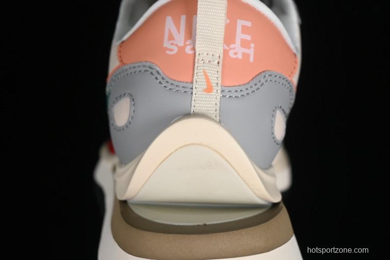 Nike Sacai VaporWaffle 3.0 Deconstructed Sneakers with Overlapping Swoosh and Dual Tongue - DD1875-107