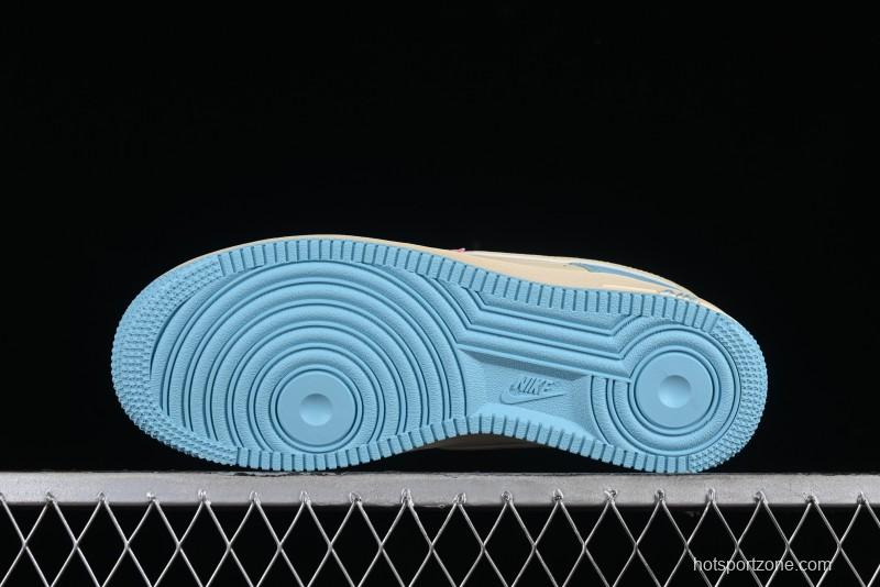 Nike Air Force 1 '07 Low Custom Casual Sneakers with Full-Length Honeycomb Air Cushion - XL2312-555