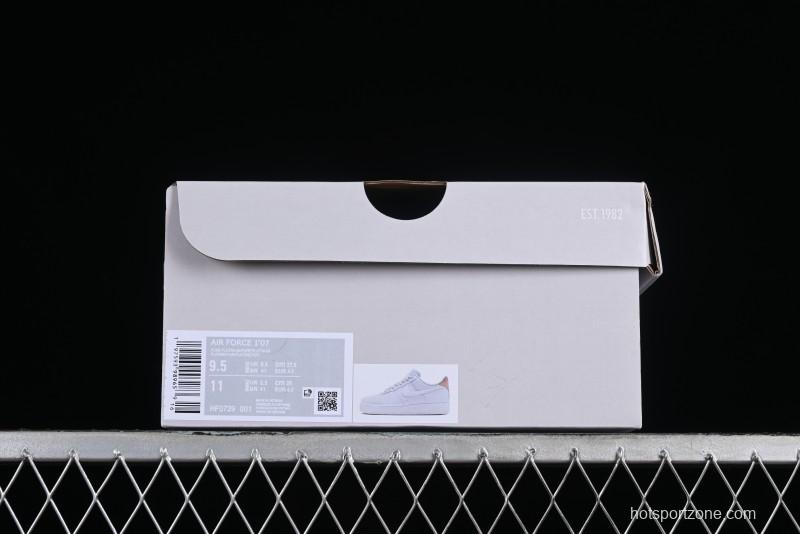 Nike Air Force 1 '07 Low Casual Sneakers with Full-Length Air Cushion - HF0729-001