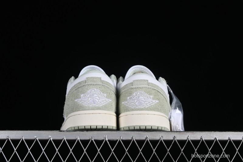 Nike Air Jordan 1 Low AJ1 Apple White Green Low-Top Lifestyle Basketball Shoes - FN5214-131