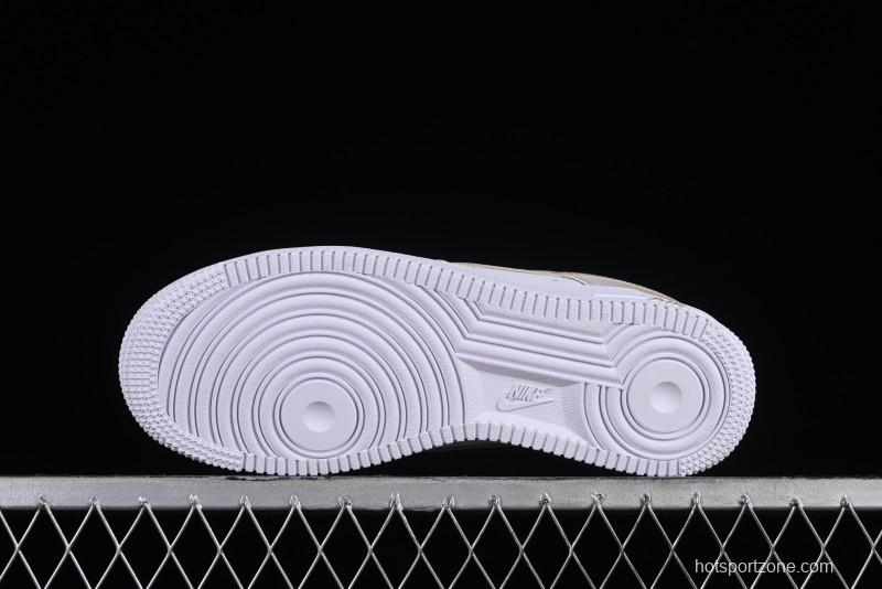 Nike Air Force 1 '07 Low Custom Official Hot-Sale Anime Theme Gradient Yellow Swoosh Casual Sneakers - FN0366-104