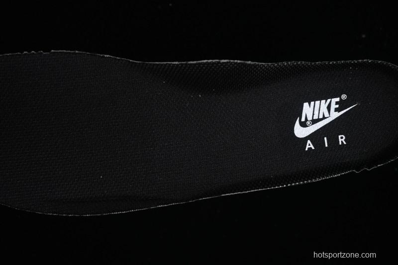 Nike Air Force 1 '07 Low Classic Black White Swoosh Casual Sneakers - FZ0627-010