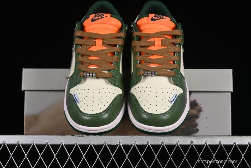 Nike Dunk Low Panda Prank Street Racing Lightyear Distressed SB Strap Low-Top Casual Sneakers - DD1391-300