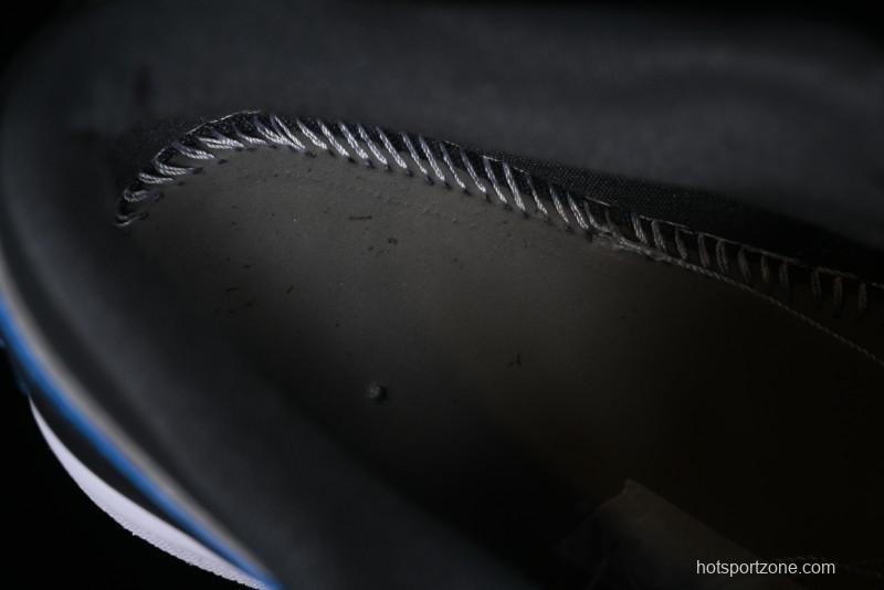 Nike Air Jordan 1 Low AJ1 Black Grey Blue Swoosh Low-Top Lifestyle Basketball Shoes - DC0774-040