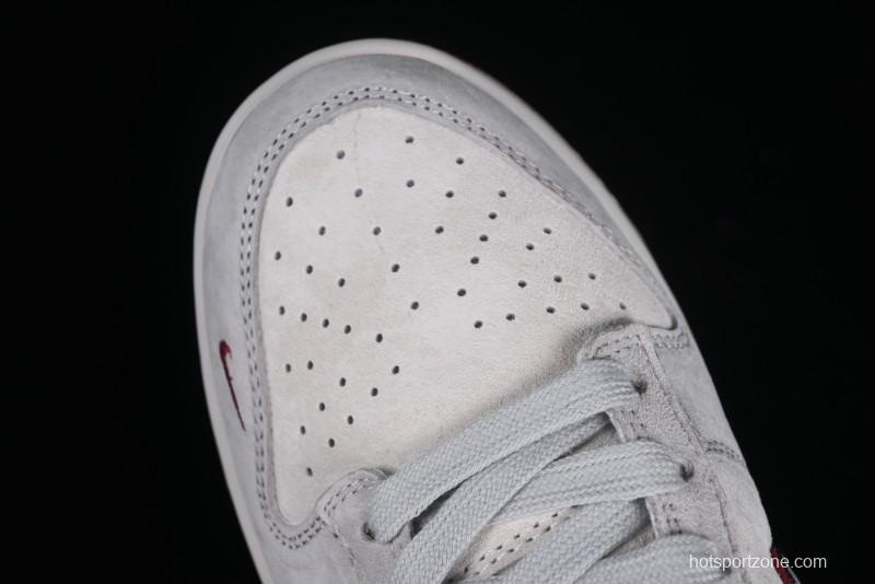 Nike Dunk Low The North Face CDG Collaboration - Grey Skateboard Shoes - DQ1098-336