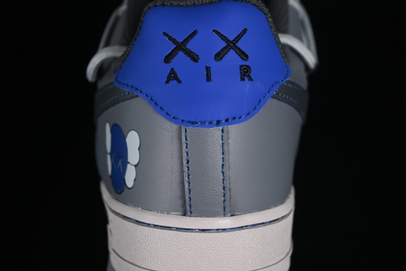 Nike Air Force 1 '07 Low Custom Strap Casual Sneakers with Kaws Collaboration - KS6869-333