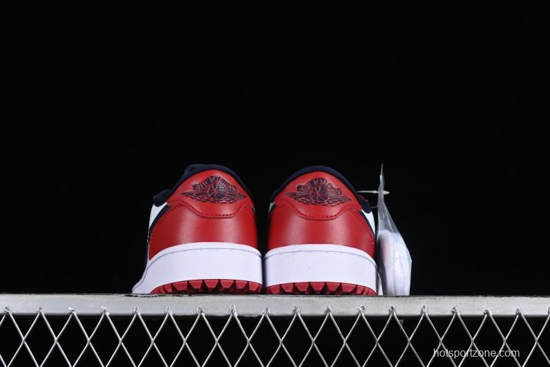 Nike Air Jordan 1 Low Golf Shoes Black Toe - DD9315-113