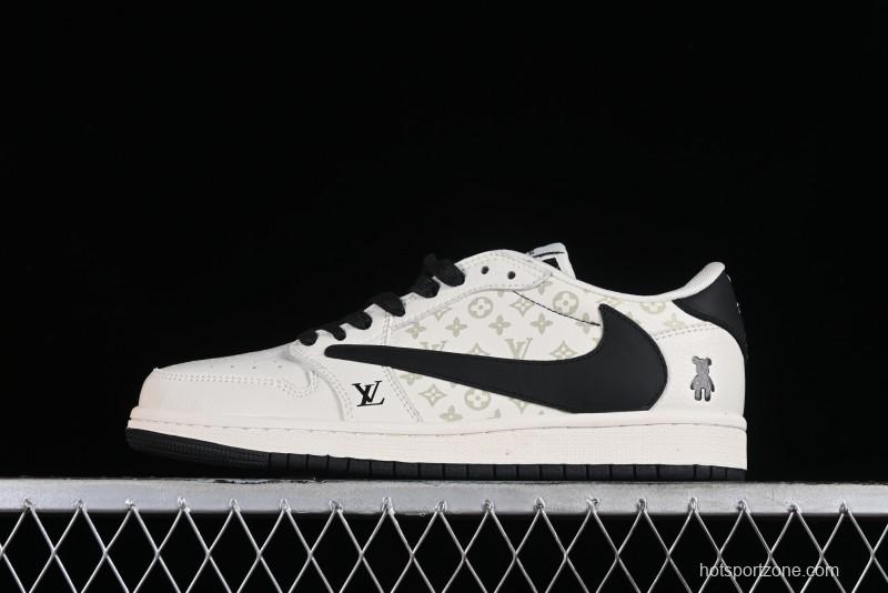 Nike Air Jordan 1 Low OG SP Travis Scott x Fragment Design Collaboration Sneakers - SJ2068-002