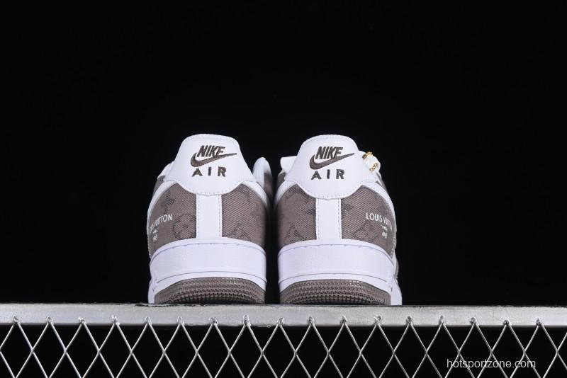 Nike Air Force 1 '07 Low Custom Casual Sneakers with Full-Length Air Cushion - CW2288-111