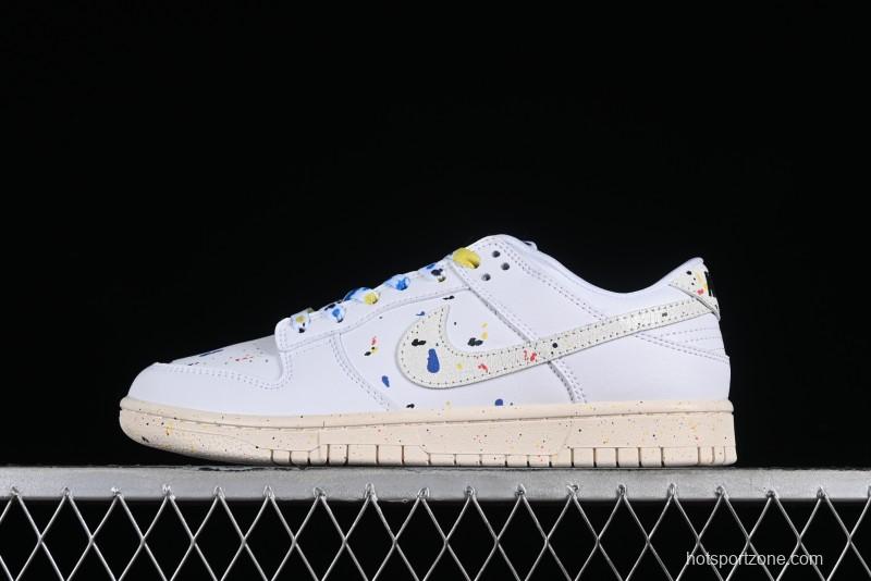 Nike SB Dunk Low Color Ink Splash Anniversary Custom Low-Top Casual Skate Shoes - FC2025-305