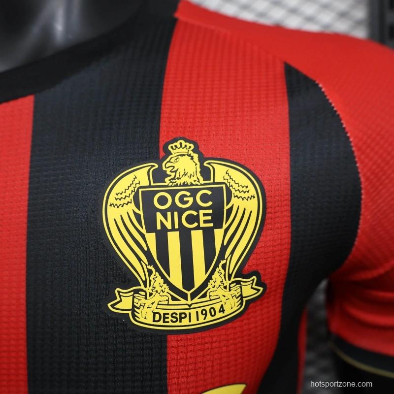 24/25 Player Version OGC Nice Home Jersey