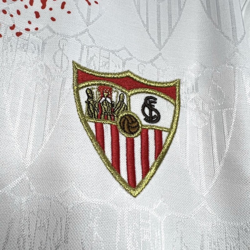 Retro 93/94 Sevilla FC Home Jersey