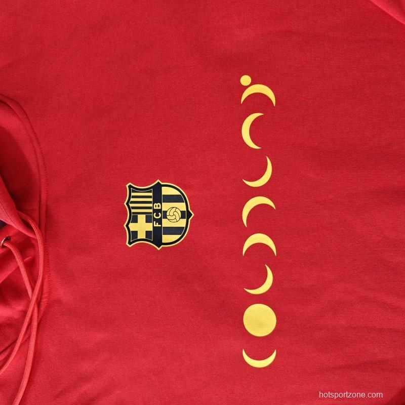 24/25 Barcelona x Coldplay Black/Navy/Red Hoodie