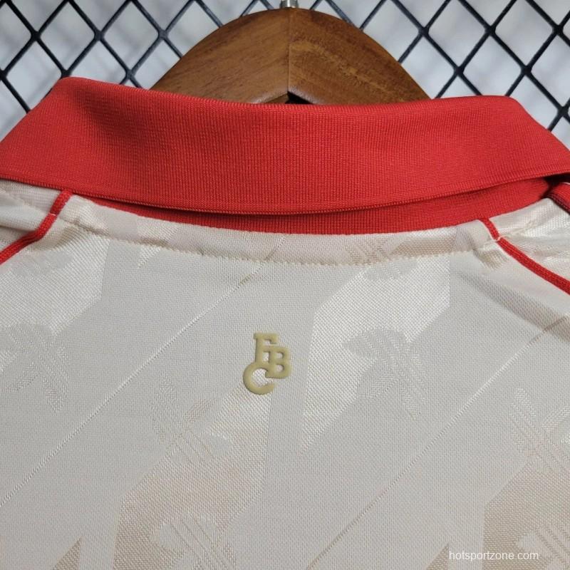 24/25 Bayern Munich Adidas Originals Cream Lifestyler Jersey